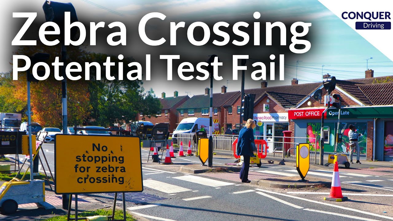 When Not To Stop At A Zebra Crossing - Potential Driving Test Fail In Britain