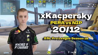 CS2 POV NIP xKacpersky (20/12) vs PERA (Vertigo) @ ESL Pro League Season 19