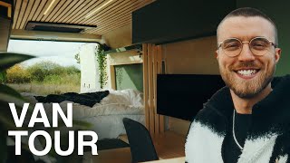 A Designer's Dream Van for a Digital Nomad Life (Full DIY Van Tour)