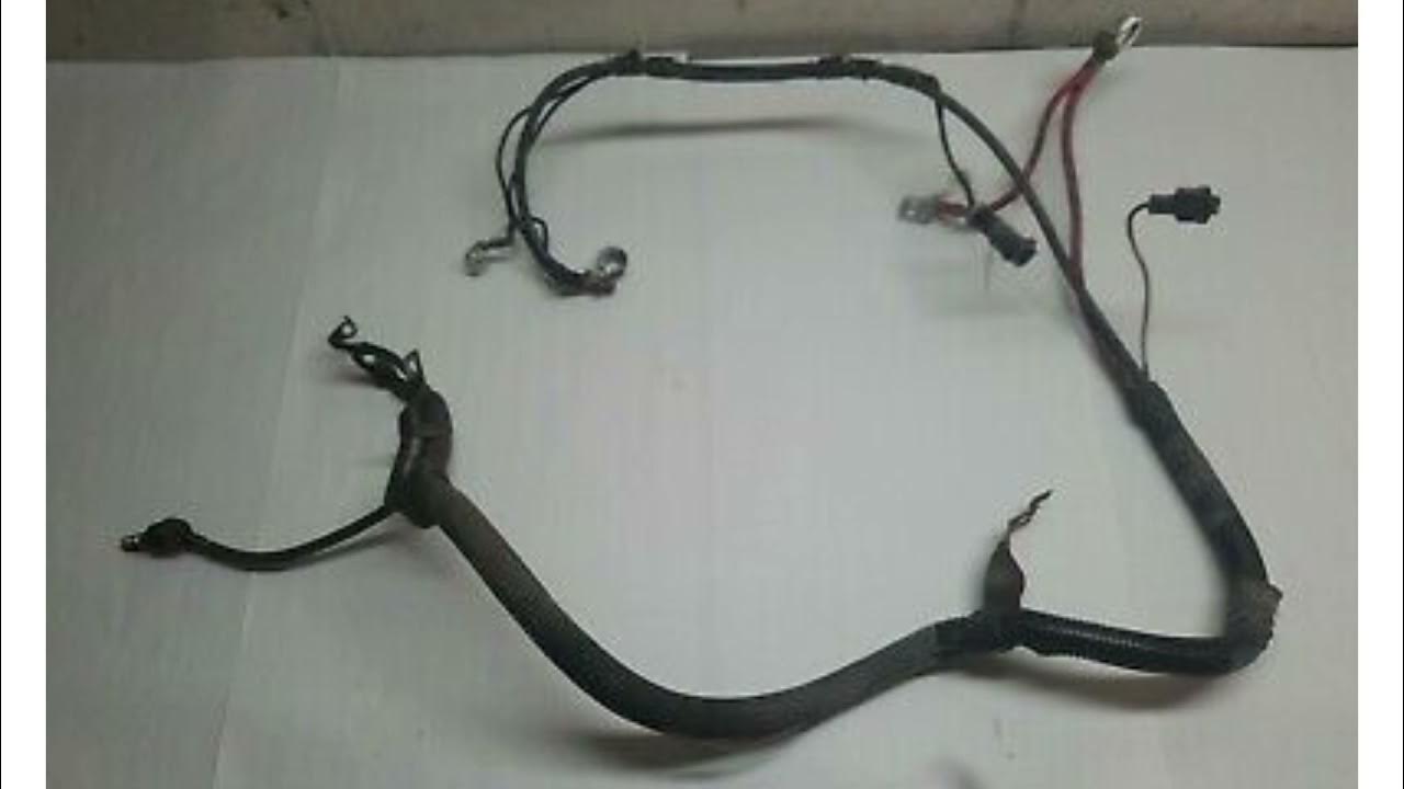 Where your ground wires go Shown on Mustang Engine, chassis, hood ground wires negative