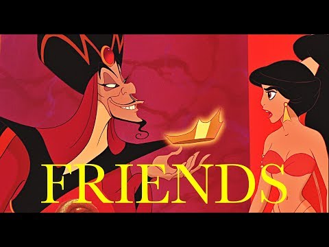 Belle and Gaston, Jasmine and Jafar, Megara and Hades - Friends - Anne Marie AMV (REQUESTED VID)