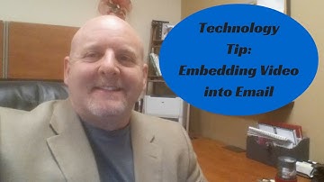 Embedding video into body of email