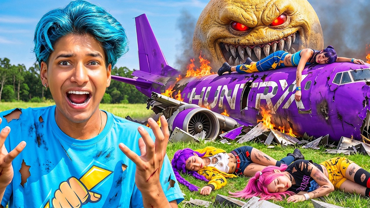 O VERITY DERRUBOU O AVIÃO DAS GUERREIRAS DO K-POP! *socorro