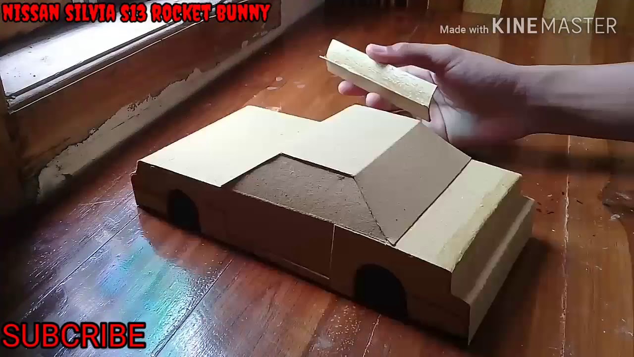 Cara membuat miniatur mobil dari kertas karton YouTube