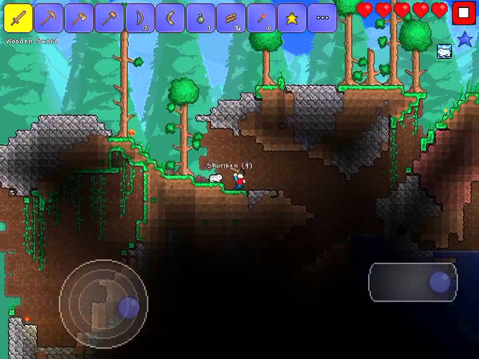 Terraria pt.3 copper helm! YouTube
