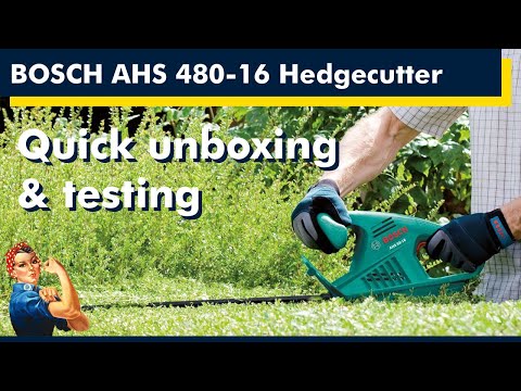 ვიდეო: Bosch Hedgecutter: უკაბელო ელექტრო Hedgecutter მახასიათებლები. სპეციფიკაციები AHS 45-16 და AHS 50-16, Isio და AHS 45-26