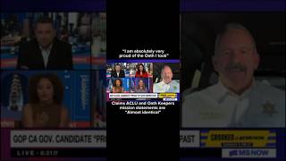 Chad Bianco says he is absolutely proud of the oath he took and claims the ACLU and Oath Keepers