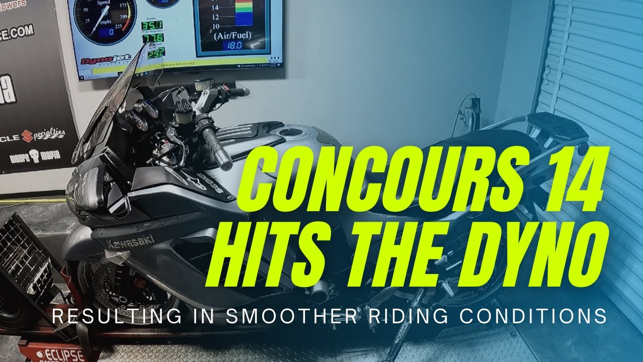 Concours 14 едет гораздо плавнее после динамометрического стенда и прошивки ЭБУ