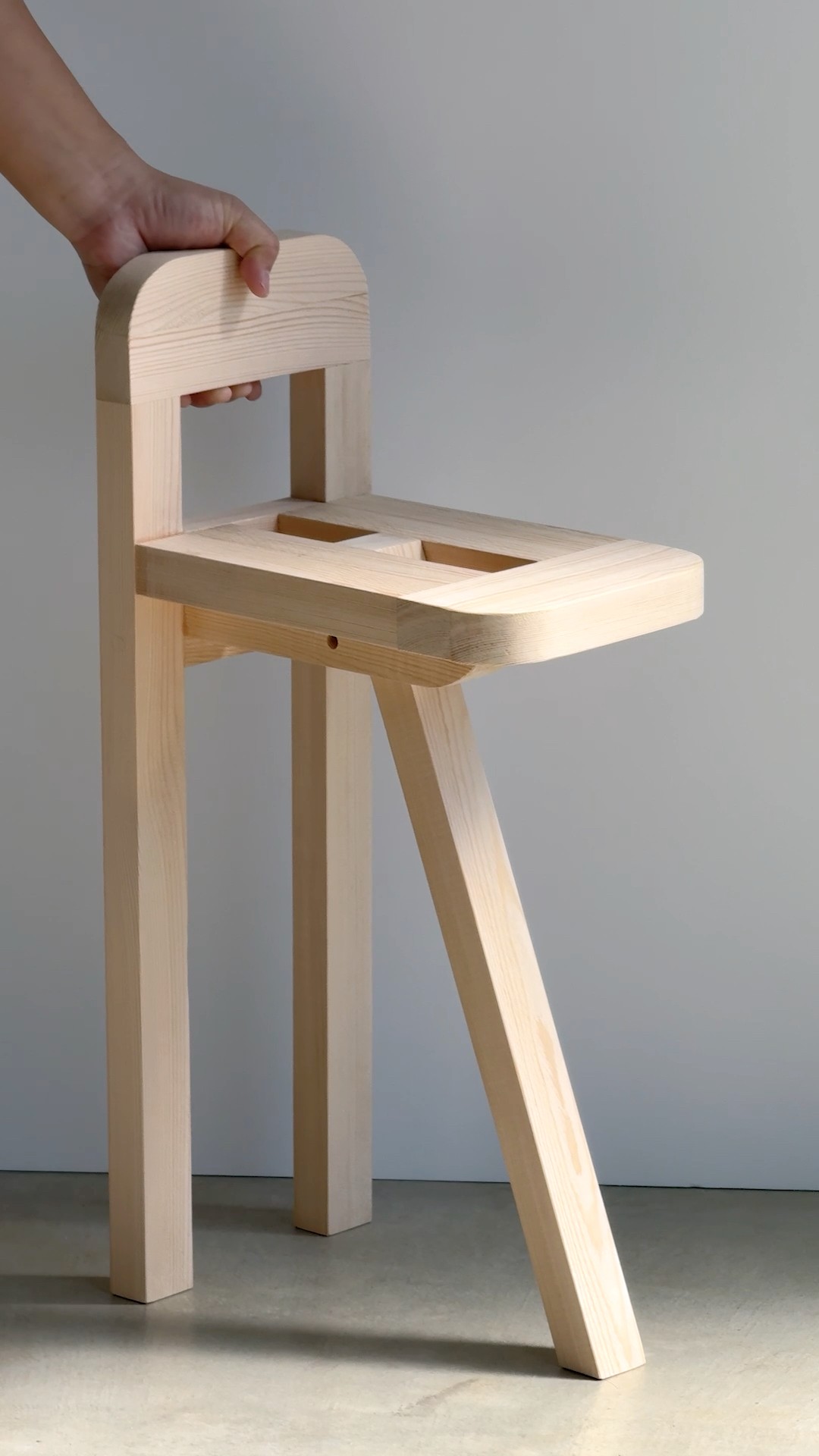 Making a Stool from One Type of Lumber - YouTube