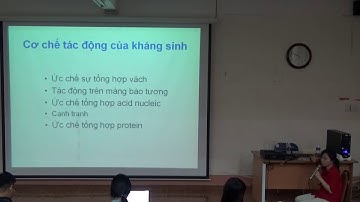 [BÀI GIẢNG VI SINH Y HỌC] KHÁNG SINH VỚI VI KHUẨN VÀ THUỐC KHÁNG VIRUS