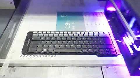 Vanye UV Printer printing keyboard