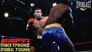 Mike Tyson vs. Mark Young (Full Fight)1985.12. 27 #ESPNCLASSIC