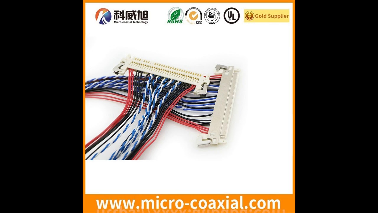 LVDS cable factories thin coaxial LVDS cable Custom lvds cableextension FI-JW50C LVDS cable Assembly