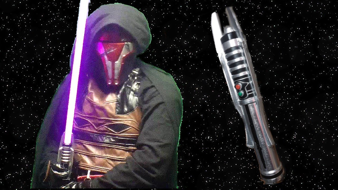 Darth Revan FX Black Series lightsaber review YouTube