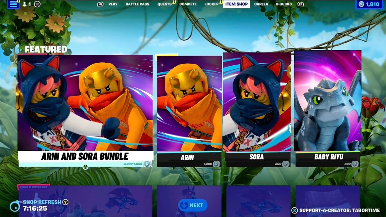 Fortnite X LEGO Ninjago Item Shop Concept! YouTube