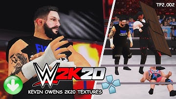 WWE 2K20 Android/PPSSPP - TP2.002 - Kevin Owens 2K20 Textures for v2.0