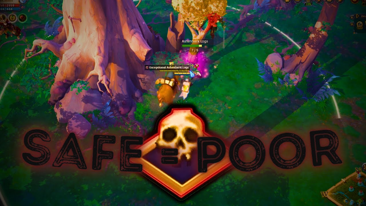 Ditch the Safe Zone - The Best Gathering is in the Black Zone | Albion Online