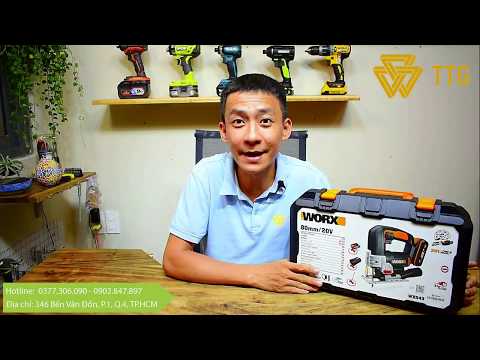 [REVIEW] Máy Cưa Lọng Dùng Pin 20V WORX ORANGE WX543