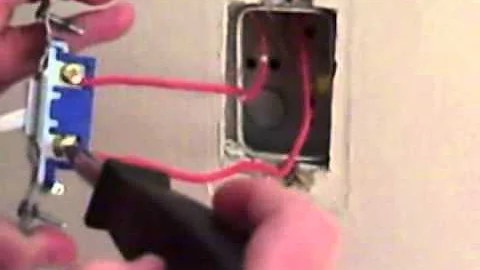 Wiring a Switch - Single Pole Switch - Conduit