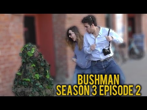 bushman-prank-|-bush-man-scare-prank-#302-|-san-francisco-|-ryan-lewis-pranks