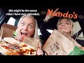 DRIVE WITH US Nando's MUKBANG!! with mum *this is a mess*