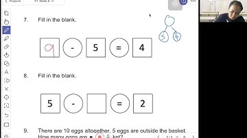 P1 Math Topic: Subtraction within 10 ( Part 3 )