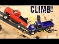 Battle of the Toy Yota's : HiLUX TF2 vs LC70 BRX01 Truck Extreme Climbing Angle Test | RC ADVENTURES