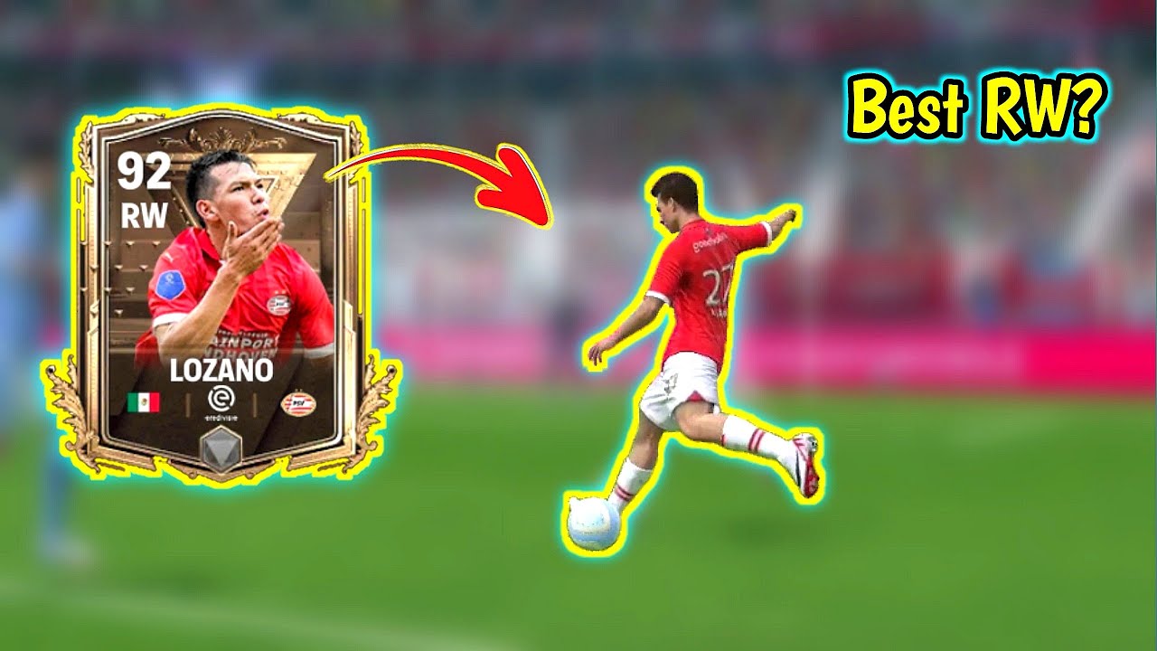 LOZANO REVIEW | BEST RW? | FC MOBILE #fcmobile #lozano - YouTube