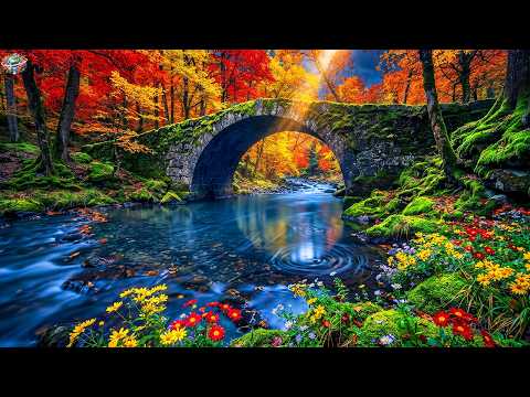(No Ads) Beautiful Autumn Music 🍂 Gentle Melodies for Stress Relief & Inner Peace