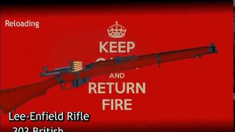 British SMLE Rifle Animation