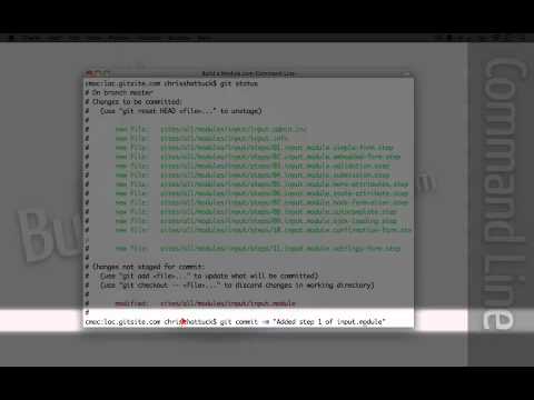 14. How to commit unstaged changes and modify staged files (a Drupal how-to)