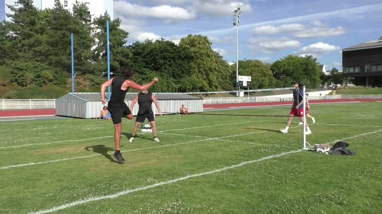 Footbag Worlds 2025 in Nantes / Open Double Net: game for 3rd place