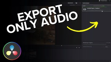 DaVinci Resolve: How to Export Audio Only (Full Tutorial)