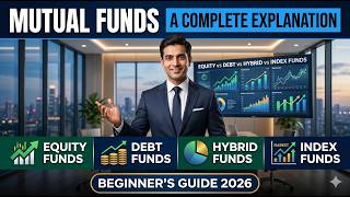 Mutual Funds Explained | Equity vs Debt vs Hybrid vs Index Funds | Beginner’s Guide 2026