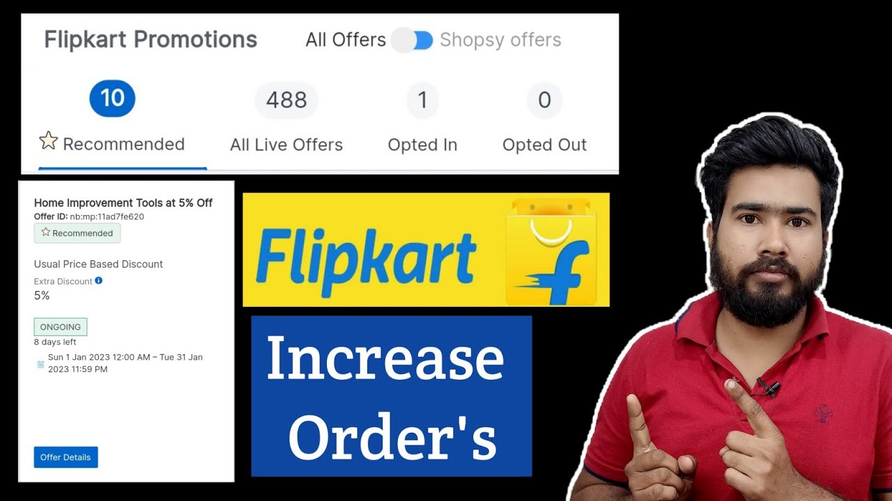 Flipkart Promotion Tab Increase Flipkart Orders with Flipkart