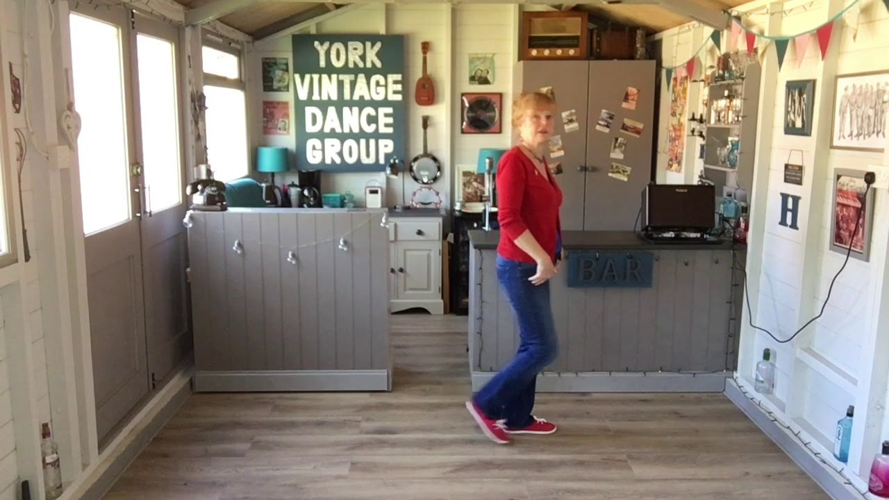 York Vintage Dance Group - Cha cha cha Stroll  -  Demonstration & Tutorial for beginners