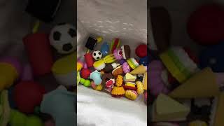 I got more mini erasers! 😳 #minierasers #erasers #collection