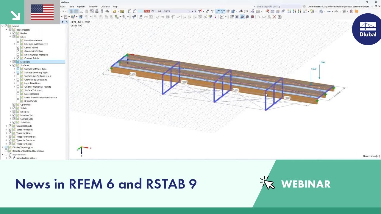 Webinar | News in RFEM 6 and RSTAB 9 - YouTube