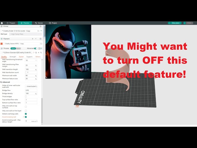 This default feature in your slicer could be messing up your 3D
