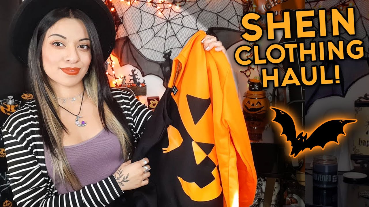 SHEIN Halloween Clothing Haul + Try On YouTube