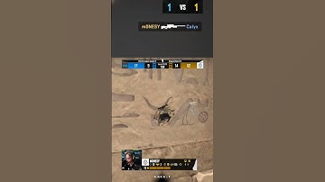 Incredible M0nesy 1v2 Clutch #Shorts #csgo #csgoclips