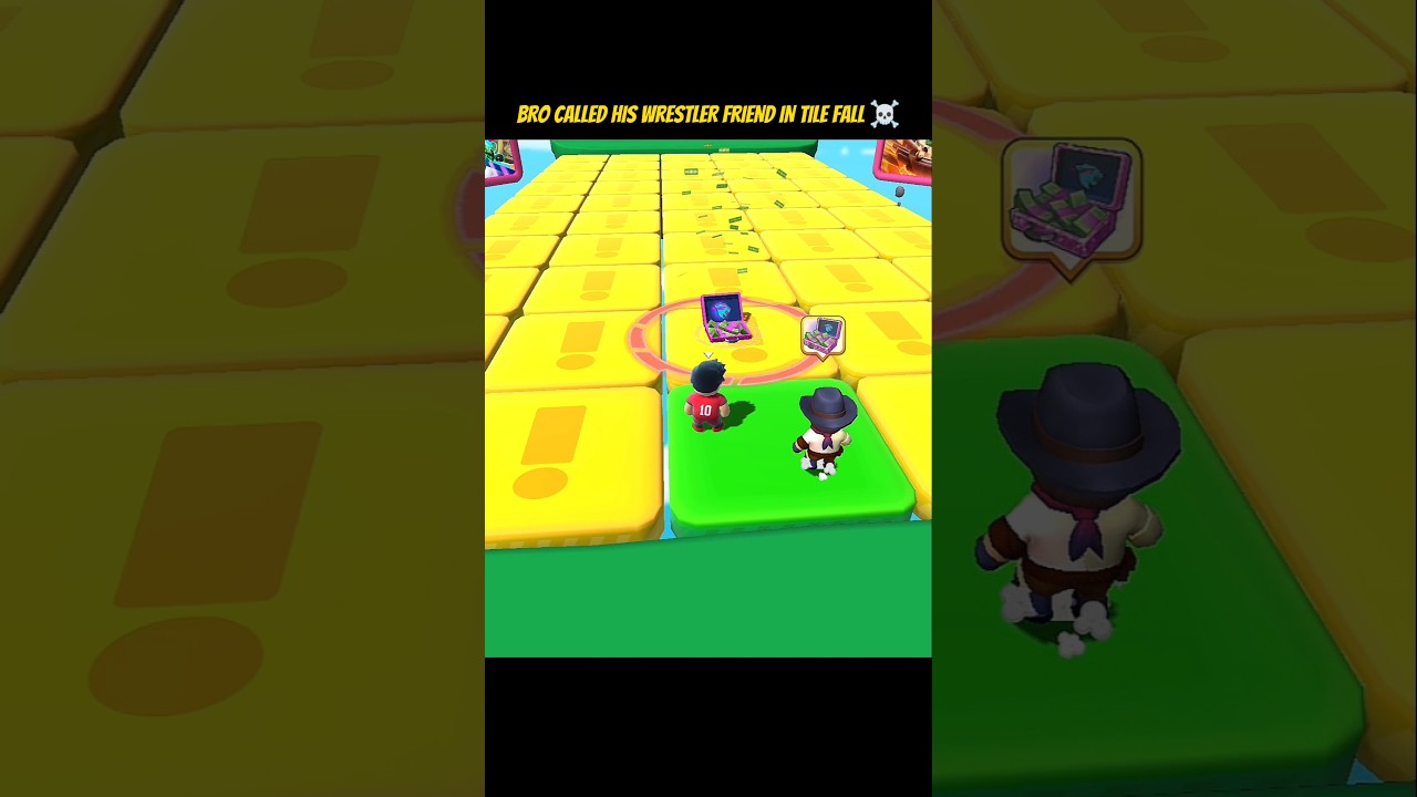 Bro Called His Wrestler Friend In Tile Fall ☠️ Stumble Guys 0.81.6 Update 🔥