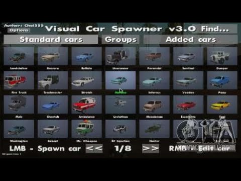 how to download visual car spawner in gta san andreas / by k2 tech ...