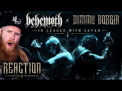 I Did NOT See This Collab Coming! BEHEMOTH ft Shagrath of Dimmu Borgir In League With Satan Reaction