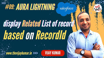 09 Lightning Aura Comp - How to display related list of record based on RecordId in Salesforce