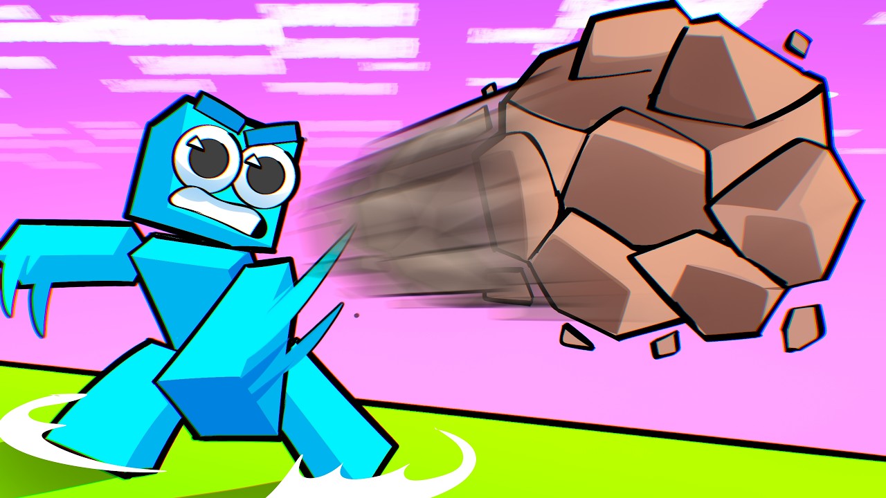 Jogue a Pedra o Mais Longe Possível no Minecraft!