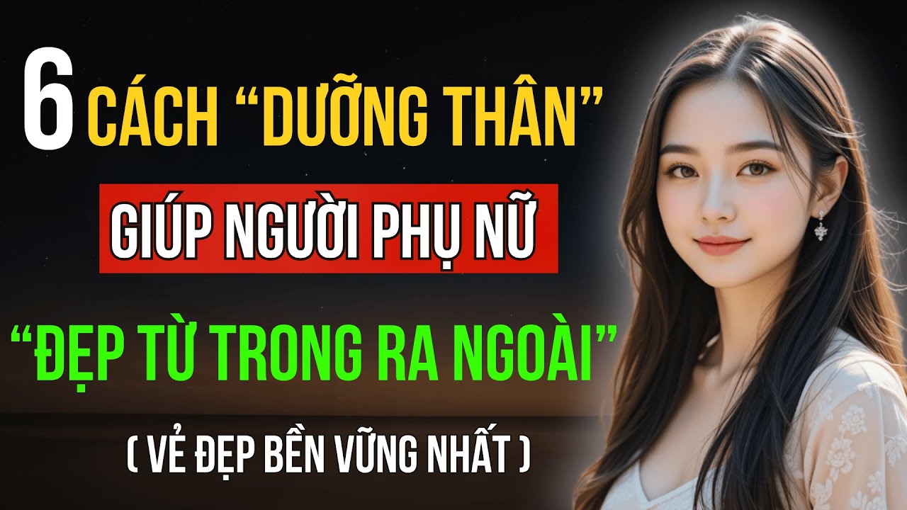 6 Cách Dưỡng Thân Giúp Phụ Nữ Trẻ Lâu, Đẹp Da, Khỏe Mạnh Tự Nhiên Không Cần Mỹ Phẩm