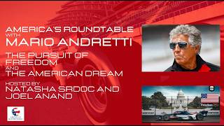 Announcement | 🇺🇸 America's Roundtable: Mario Andretti Joins Natasha Srdoc and Joel Anand