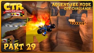 Crash Team Racing (PS1) - Adventure Mode - Part 29 - CTR Challenge - Dingo Canyon Guide