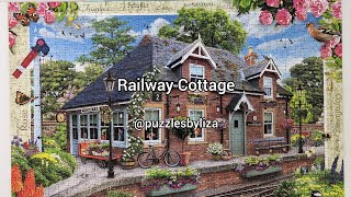 Ravensburger. Railway Cottage. Country Cottage.  Howard Robinson.  2019. No. 139897. 1000 pieces. screenshot 5
